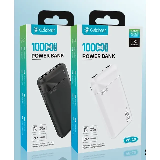CELEBRAT POWER BANK 10000 mAh PB-10