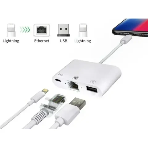 LIGHTNING TO ETHERNET CAMERA ADAPTER