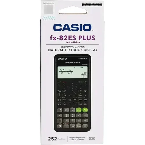CALCULADORA CASIO CIENTIFICA FX-82ES PLUS 2da EDITION