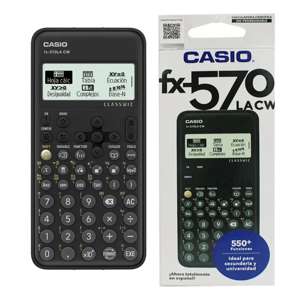 CALCULADORA CASIO CIENTIFICA FX570LA CW