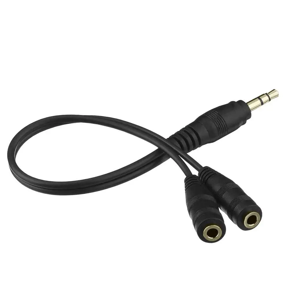 CABLE DIVISOR DE AURICULAR DE SONIDO 2 EN 1