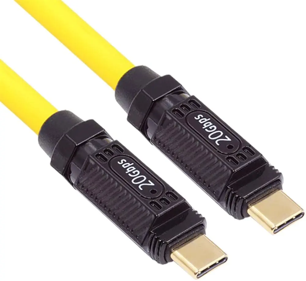 CABLE AMARILLO C TO C 20GBPS 1M