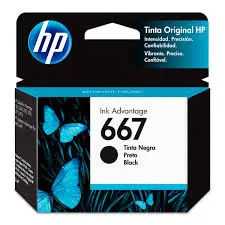 [00830] TINTA ORIGINAL HP 667 - NEGRO