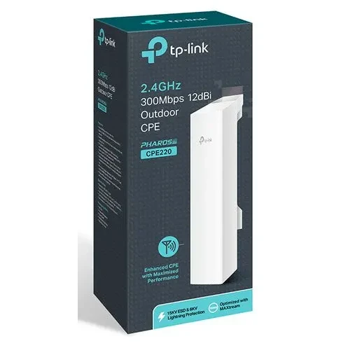 [04243] TP-LINK 2.4GHZ 300MBPS 12DBI OUTDOOR CPE CPE220