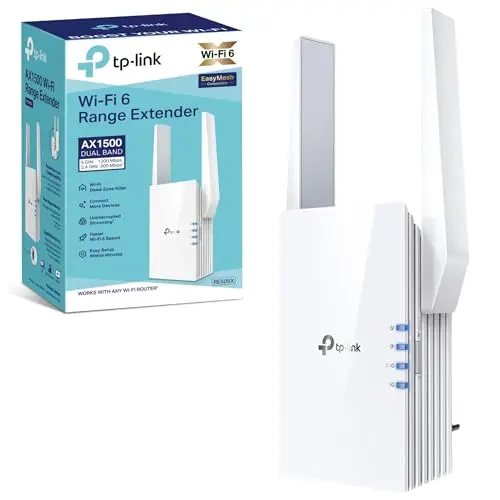 [05833] TPLINK AX1500 DUAL BAND WF 6 RANGER EXT. RE505X