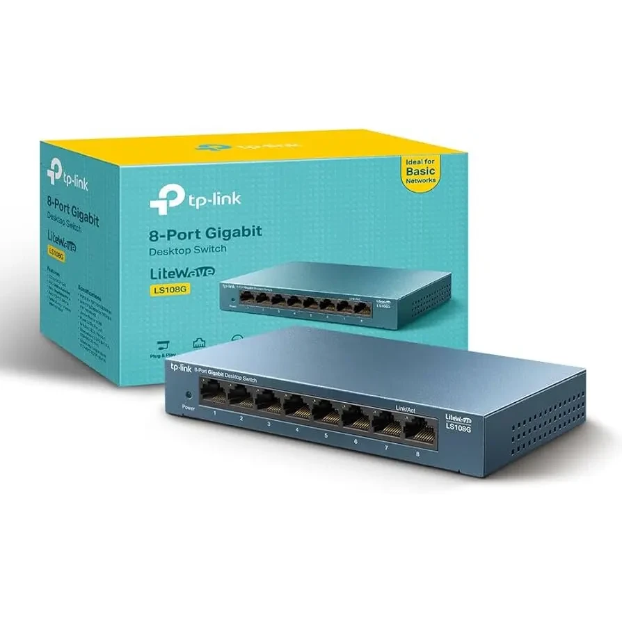 [01385] TP-LINK SWITCH 8 PORT GIGABIT LS108G