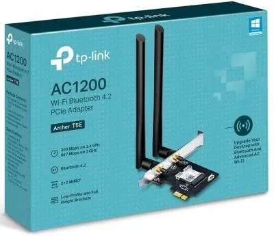 [07044] TP-LINK AC1200 WIFI BLUETOOTH 4.2 PCle ADAPTER ARCHER T5E