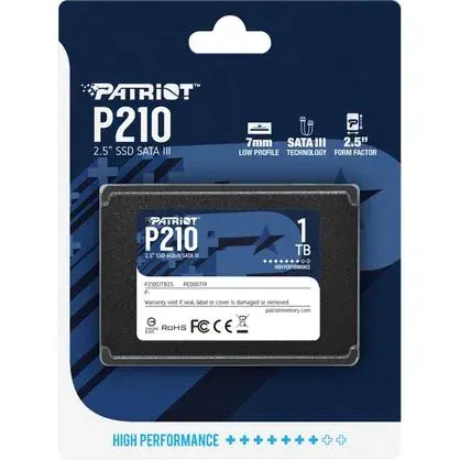 [04604] PATRIOT P210 2.5" 1T SATA III TLC INTERNAL