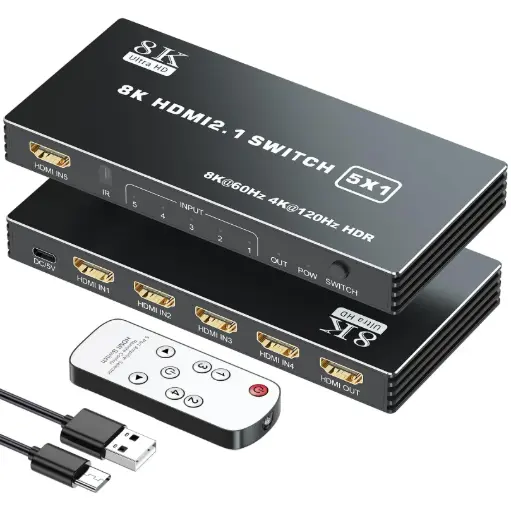 [05090] SWITCH HDMI 2.1 8K 5X1