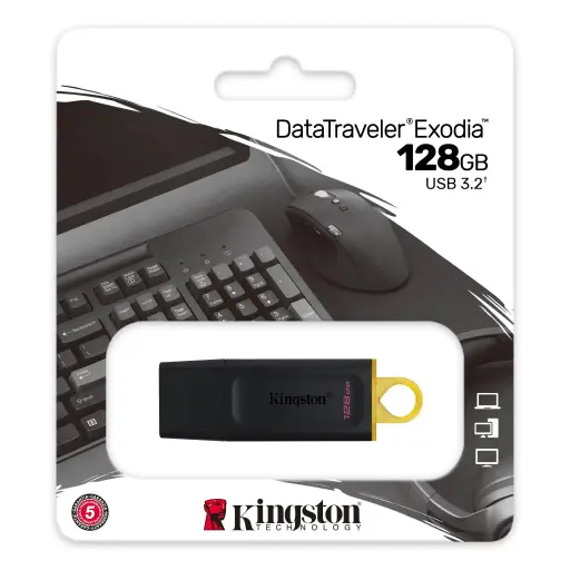 [01534] KINGSTON DATA TRAVELER EXODIA USB 3.2 - 128GB