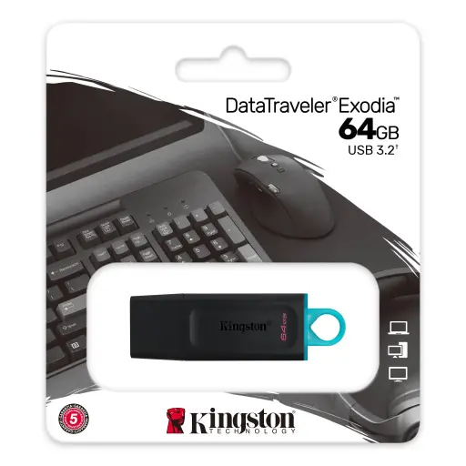 [01533] KINGSTON DATA TRAVELER EXODIA - 64GB