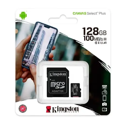 [01537] KINGSTON MICROSD CL10 - 128GB