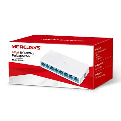[01685] MERCUSYS 8-PORT 10/100 MBPS SWITCH MS108