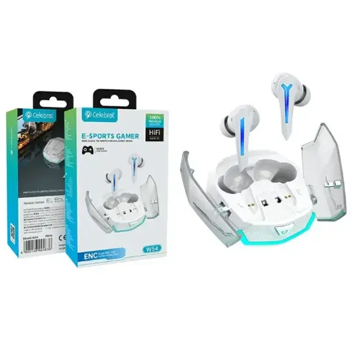 [04643] AUDIFONO CELEBRAT BLUETOOTH GAMER W54