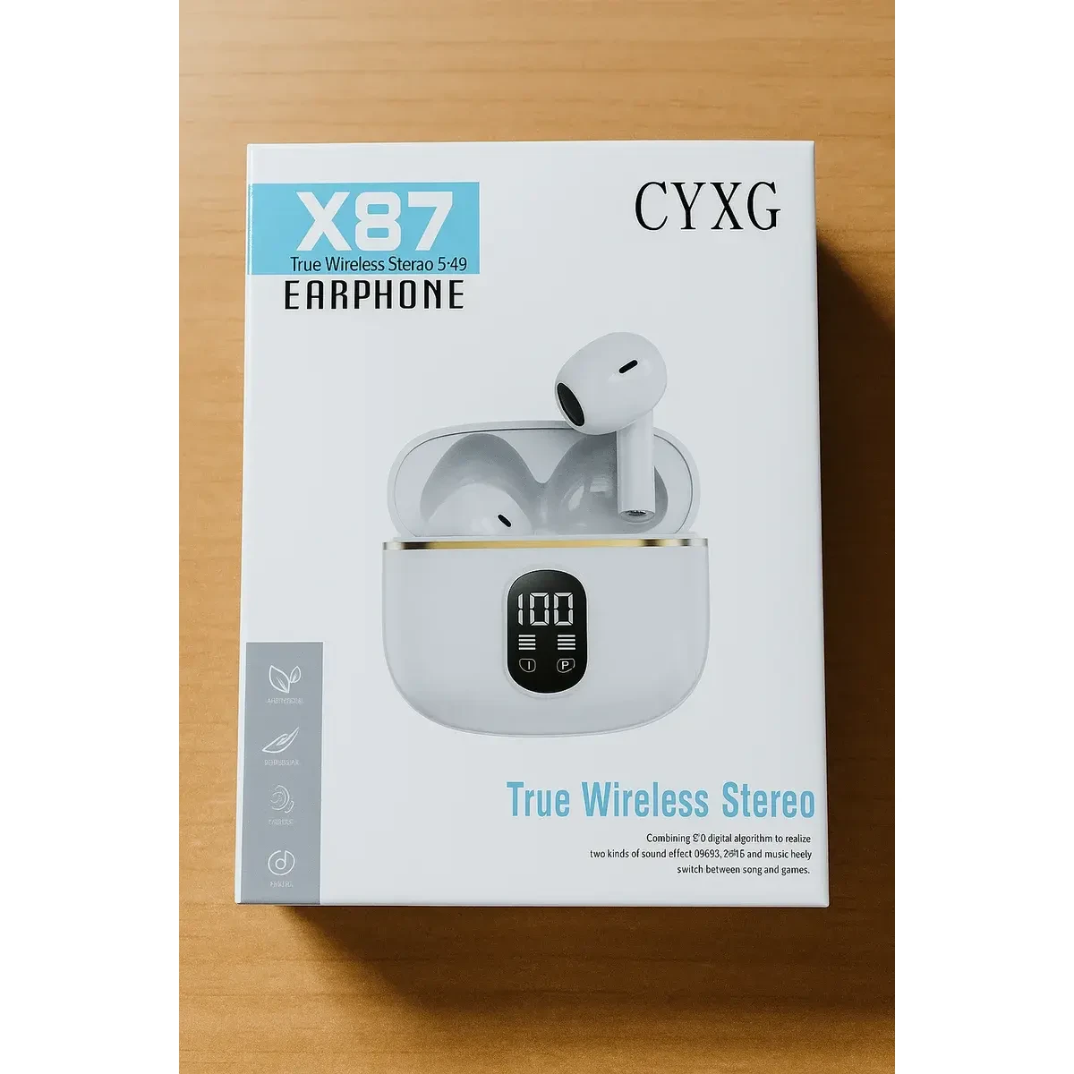 [06146] AUDIFONO TRUE WIRELESS STEREO 5.49 CYXG X87