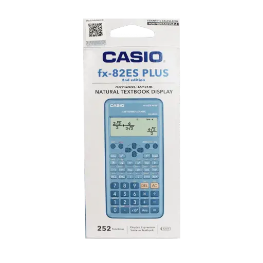 [06841] CALCULADORA CASIO CIENTIFICA FX-82ES PLUS 2NDA EDIT CELESTE