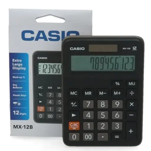 [02822] CALCULADORA CASIO DE MESA MX-12B