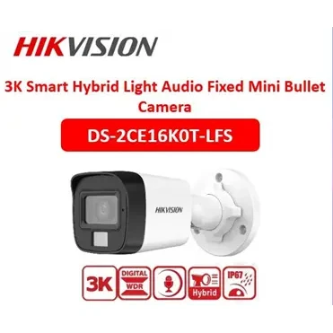[04792] HIKVISION COLOR CAMERA DS-2CE16K0T-LFS 2.8mm 3K