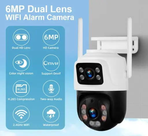 [04353] CAMARA SMART ICSEE P6-QQ6 DUAL SHOT 6MP