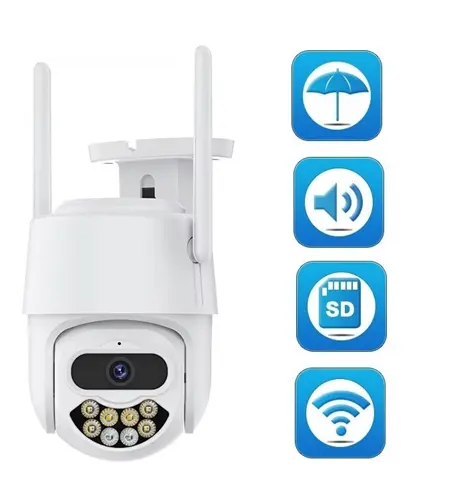 [02750] CAMARA SMART ICSEE OUTDOOR PAN-TILT P7-G4-SG 2.5K WHITE