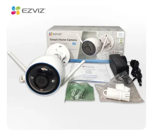 [03790] EZVIZ H3 CAMERA INALAMBRICA SIRENA Y LUZ IP67 3K