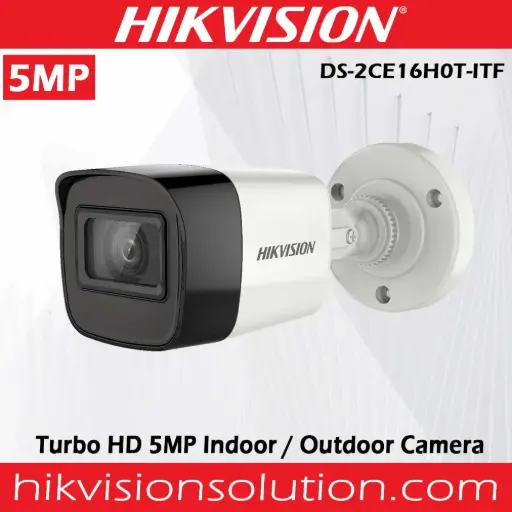[01330] HIKVISION BULLET CAMERA DS-2CE16H0T-ITF 5MP METAL