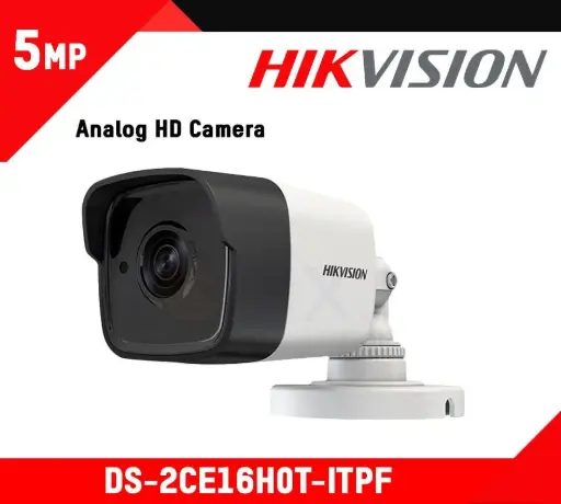 [01788] HIKVISION BULLET CAMERA DS-2CE16H0T-ITPF 5MP PLAST