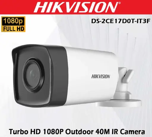 [01792] HIKVISION BULLET COLOR CAM DS-2CE17D0T-IT3F 3.6MM