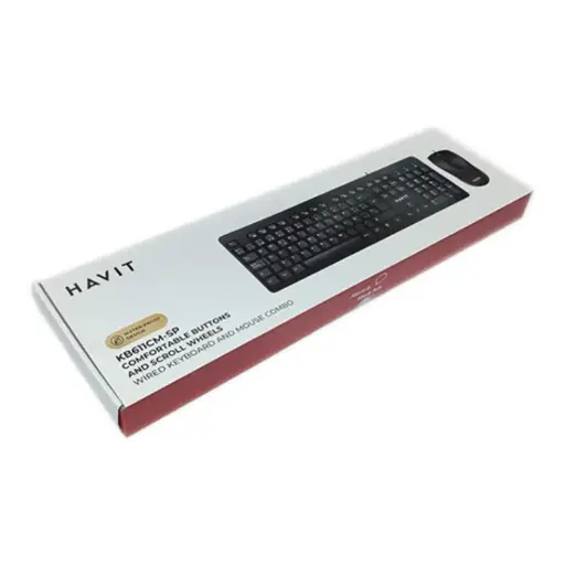 [04228] HAVIT KB611CM KIT DE TECLADO Y MOUSE ESPAÑOL