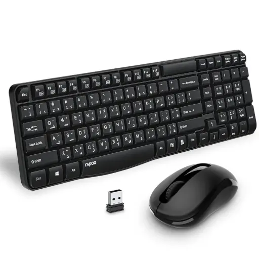 [00463] TECLADO & MOUSE INALAMBRICO RAPOO X1800PRO
