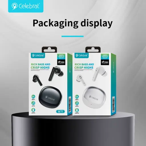 [06145] CELEBRAT AUDIFONOS BLUETOOTH W71 WH