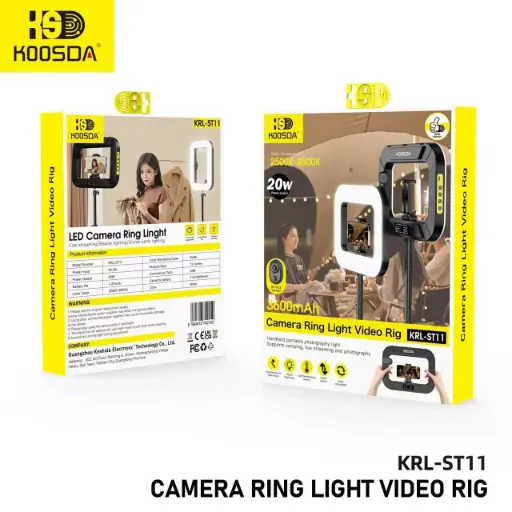 [06413] KOOSDA CAMERA RING LIGHT VIDEO RIG KRL-TS11