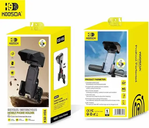 [06404] KOOSDA BICYCLES/MOTORCYCLES MOBILE PHONE HOLDER KSD-H56