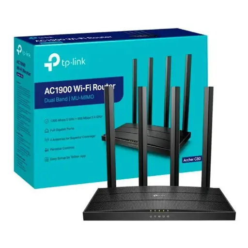 [02449] TP-LINK AC1900 WIFI ROUTER DUAL BAND MU-MIMO ARCHER C80