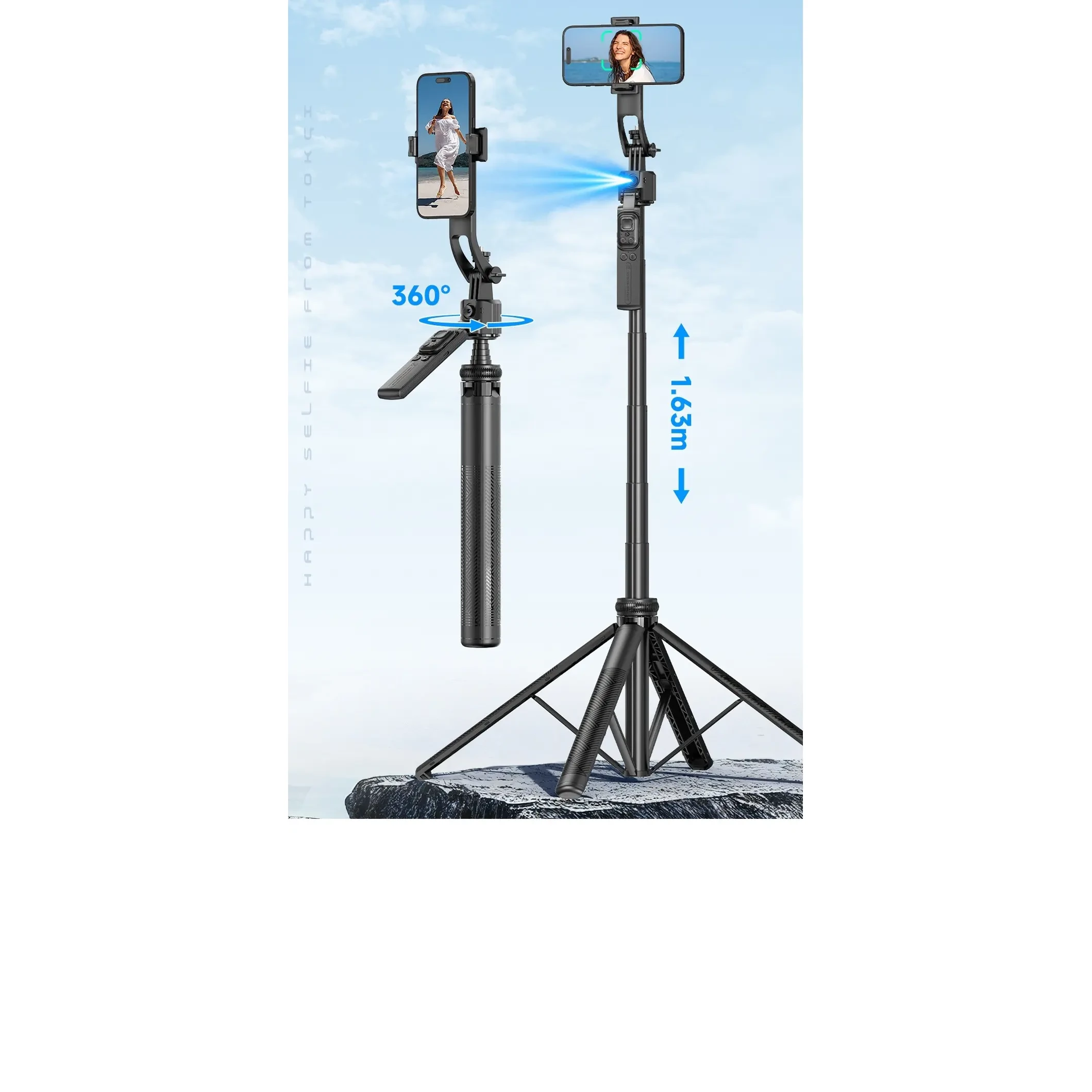 [06546] AI FACE TRACKING QUADRAPOD GIMBAL C17