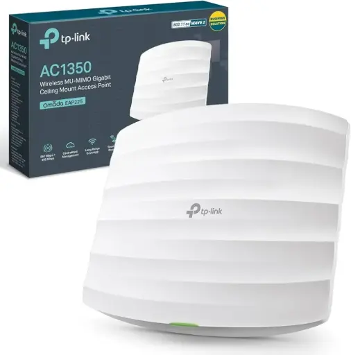 [06559] TP-LINK OMADA AC1350 WIRELESS MU-MIMO GIGABIT CEILING MOUNT ACCESS POINT EAP225