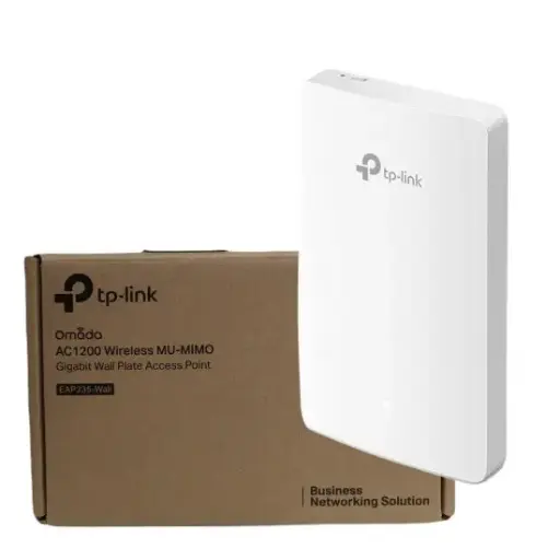 [06561] TP-LINK OMADA AC1200 WIRELESS MU-MIMO GIGABIT WALL PLATE ACCESS POINT EAP235-WALL