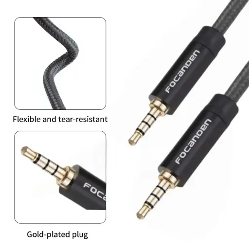 [06576] CABLE AUXILIAR FOCANDEN 1M - BK