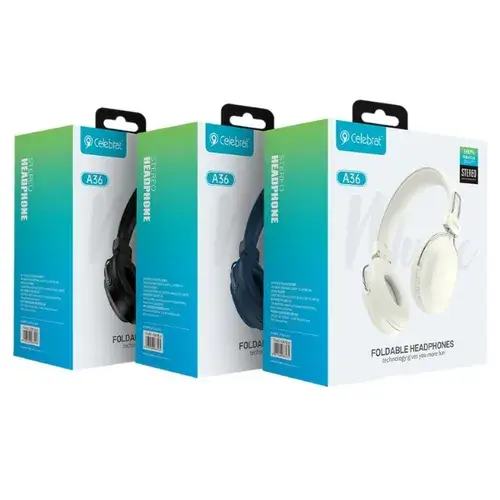 [05638] AUDIFONO CELEBRAT FOLDABLE HEADPHONES A36