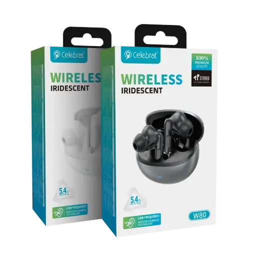 [06600] AUDIFONO CELEBRAT WIRELESS IRIDESCENT EARBUDS W80