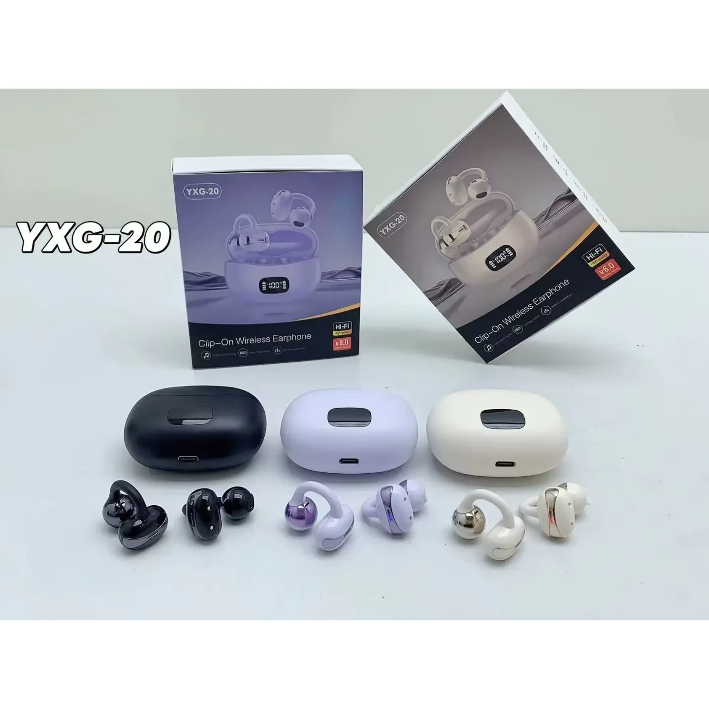 [06392] AUDIFONO CLIP-ON WIRELESS EARDPHONE YXG-20