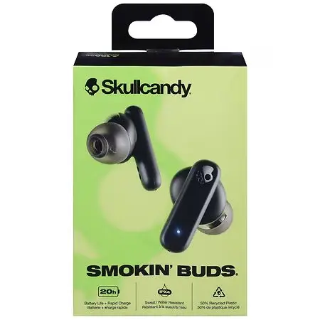 [06386] AUDIFONO SKULLCANDY SMOKING BUDS BLACK