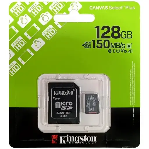 [06657] KINGSTON CANVAS SELECT PLUS 128GB MICRO SD CL10