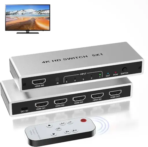 [05089] PREMIUM SWITCH HDMI 2.1 4K 5X1