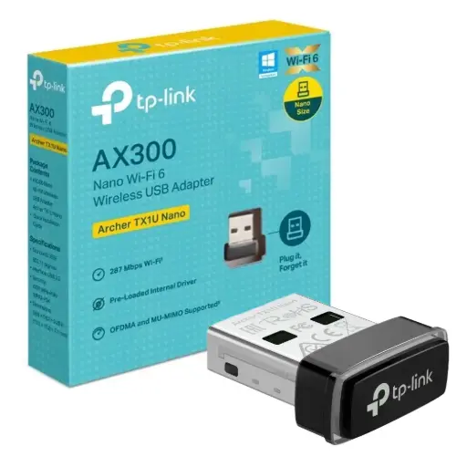 [06748] TP-LINK AX300 NANO WIFI 6 WIRELESS USB ARCHER TX1U
