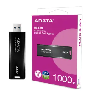 [06785] ADATA SC610 EXTERNAL SSD USB 3.2 GEN1 TYPE-A 1T