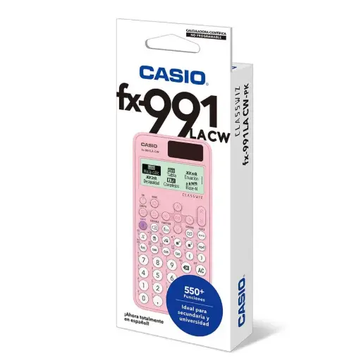 [06838] CALCULADORA CASIO CIENTIFICA FX-991LA CW - PINK