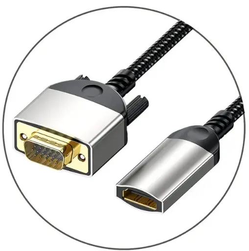 [06898] CABLE HDMI HEMBRA a VGA MACHO - 0.2M