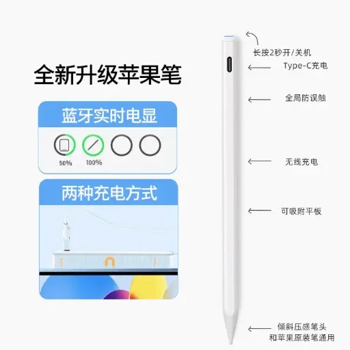 [06917] PENCIL TOUCH ZD12 FOR IPAD 6-10/PRO3-6/AIR3-5/Mini 5-6