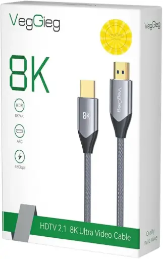 [0004569] CABLE HDMI 2.1 8K V-H403 VEGGIEG - 5M